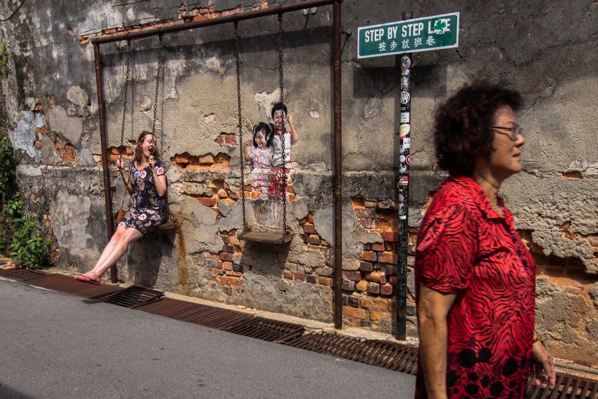 Step by step street photography in Penang 2016
