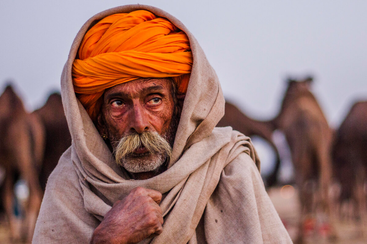 Cultural layers portrait photography in Pushkar 2015