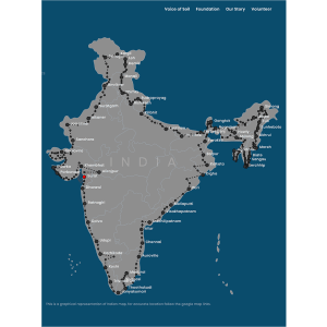 Bharat Parikrama travel route map part 1