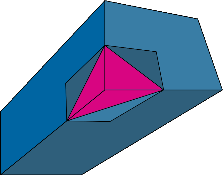 Origami House animated architectural icon